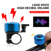 Universal Bike Bell Aluminum Alloy Mountain Road Bike Horn Alarm for Safety Cycling Bicycle Handlebar Bell Accessory Easy to Use